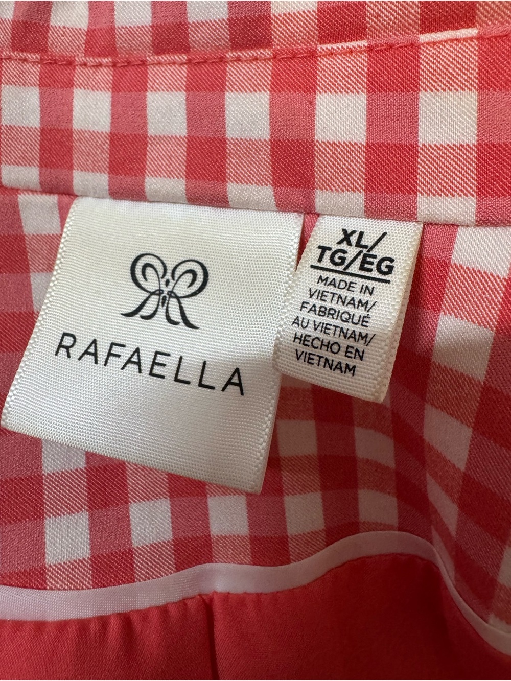 Rafaella Pink Gingham Tailored Blazer - Picture 2 of 7